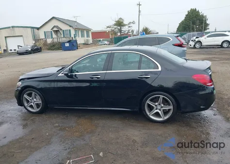 2017 Mercedes-Benz C 300 Sport 4Matic from USA, damaged, VIN 55SWF4KB8HU195260